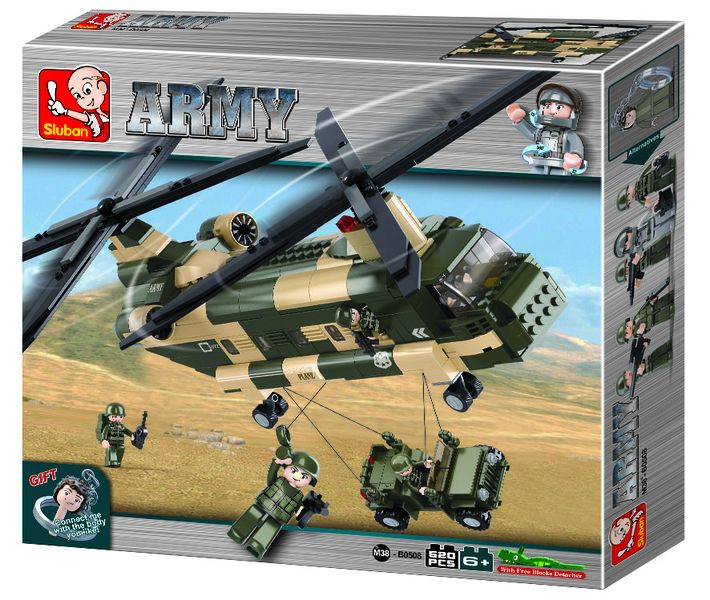 Sluban Transport Helicopter - 520 Piece