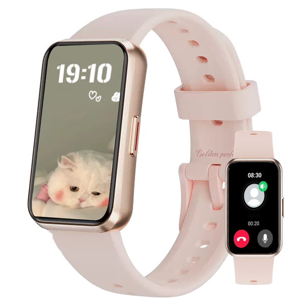Golden Perfect Pink Smartwatch - Cute Gift for Girls &amp; Teens,Birthday Gift