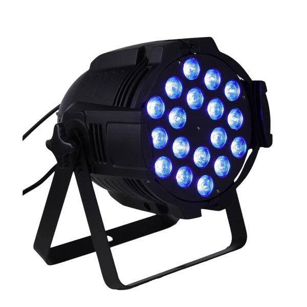 18 LED RGB Flat Par Stage Light With Dual Bracket