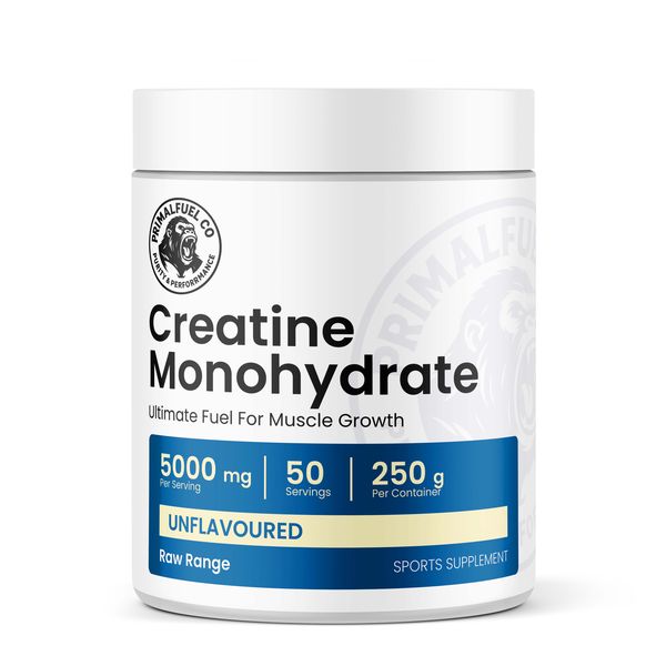 PrimalFuel Co Creatine Monohydrate - 250g (50 Servings) - Unflavoured