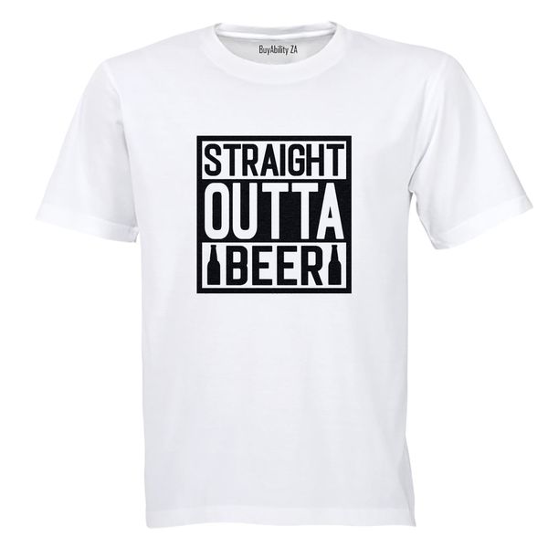 Straight Outta Beer - Adults - T-Shirt