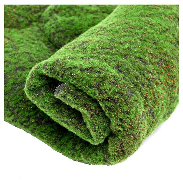 Garden Home Landscape Decor Artificial Red Spot Moss Lawn Carpet (1m)