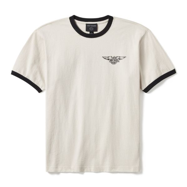 Willie G Sketch Art Ringer Tee - Black