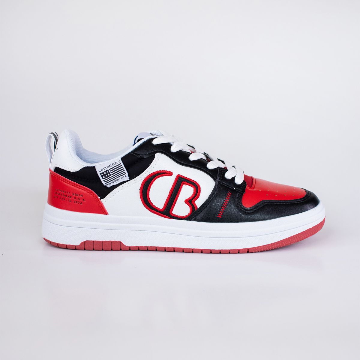 Cotton Belt Women’s Calasca LTH Sneakers-Red/White/Black | Shop Today ...