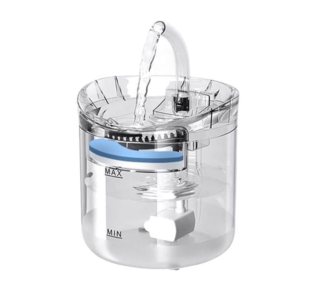 2L Transparent Cat Dog Pet Water Fountain Automatic Water Dispenser