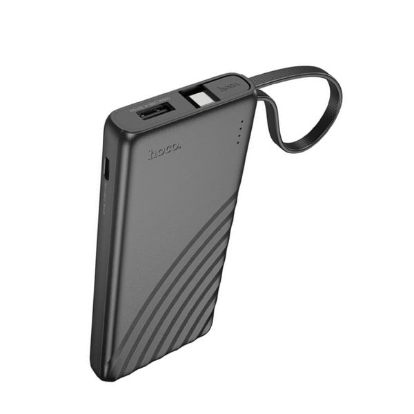Hoco J129 Small Built-in Type-C Power Bank USB-C 5000mAh Black