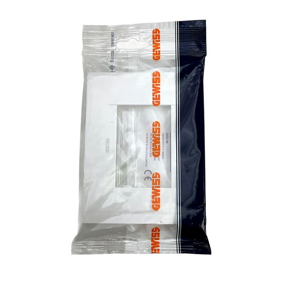 Gewiss - GEO 3-Module Plate (Satin White)