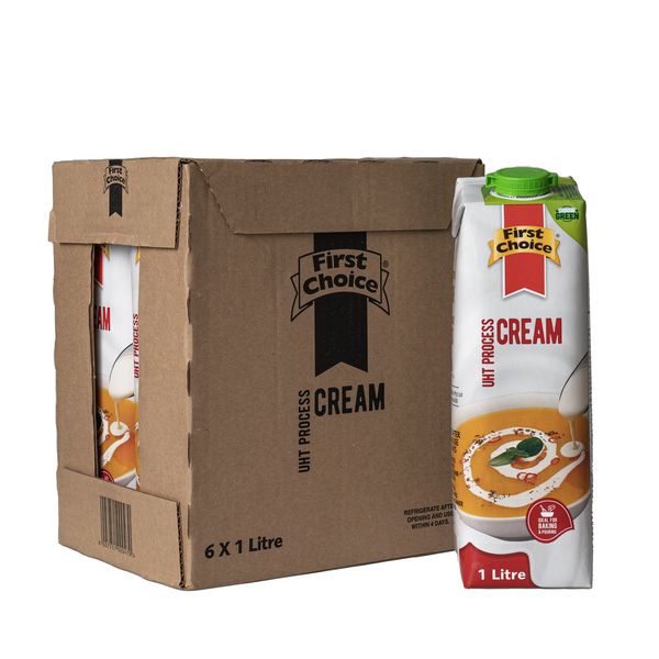 First Choice UHT Cream Long Life - 1 x 6 Pack (1L)