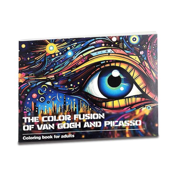 Artistic Eye Coloring Book - 160G Thick A4 | Surreal Art Line Designs Q8