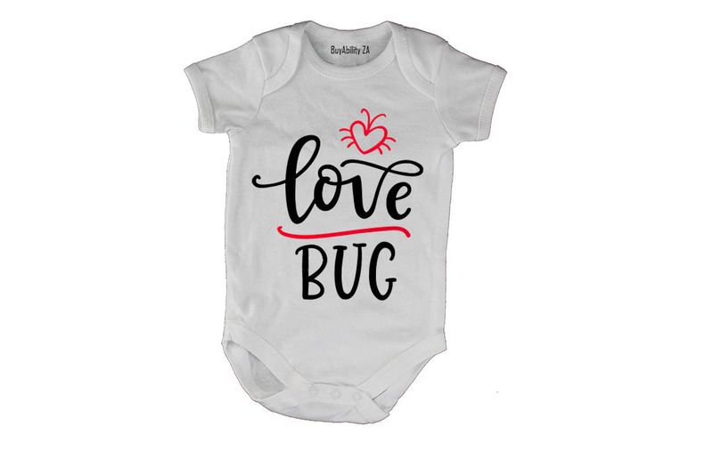 Valentine - Ss - White Baby Grow image