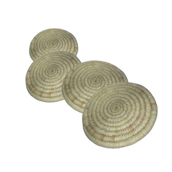 Authentic Handmade African Place Mat - 4 Piece