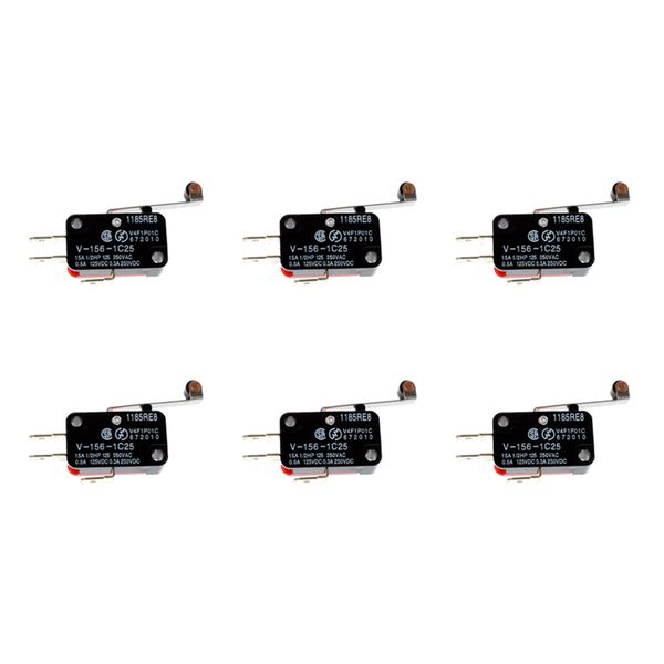 Mini Limit Switch Spdt Snap Action Lot - Red And Black