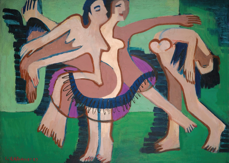 Canvas Wall Art - Tanzgruppe