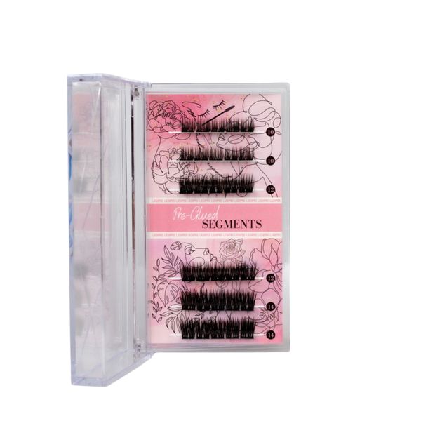 Pre-glued lash segments - Nara (Reusable No-Glue Lashes)