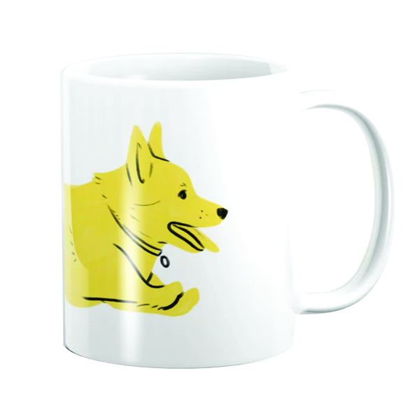 PepperSt Mug - Corgi Black and White
