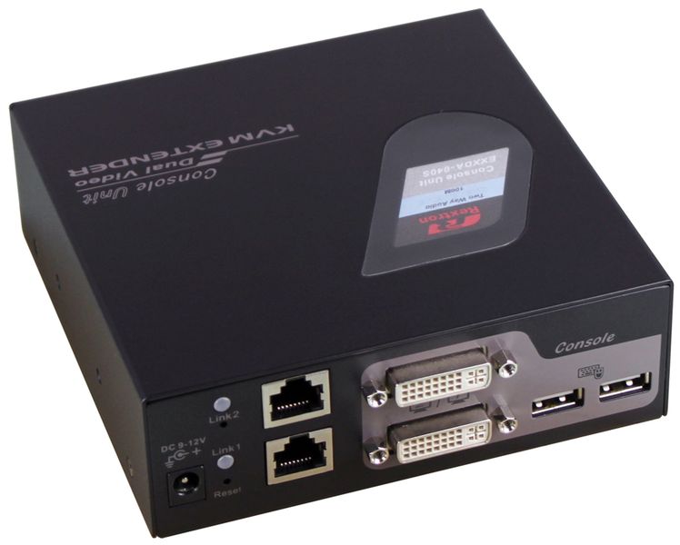 Rextron DVI KVM Cat5E Extender 100m