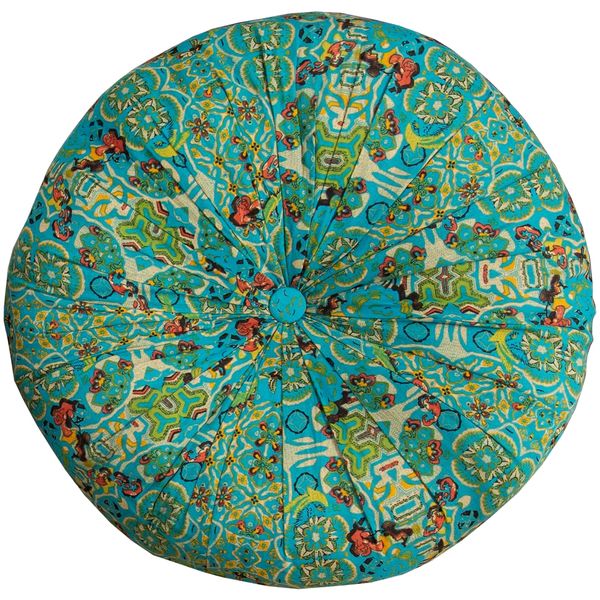 Decor Bohemian Style Soft Chair &amp; Floor Round Cushion - 55cm