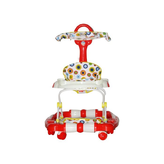 Portable & Comfortable Toddler/Baby Learning Walking Chair Red/White