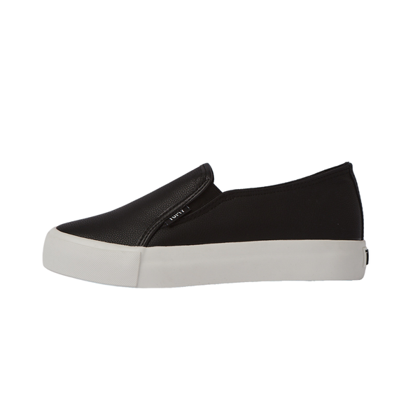 Tomy Ladies White Slip on Gusset Sneaker