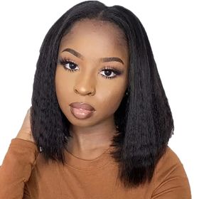 Brazilian Kinky Straight Full Frontal Wig - 10inch | Shop Today. Get it