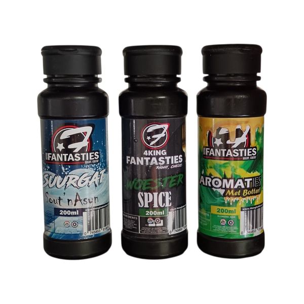 4King Fantasties Spice 3 Pack - Suurgat / Woester / Aromaties 3 x 200ml