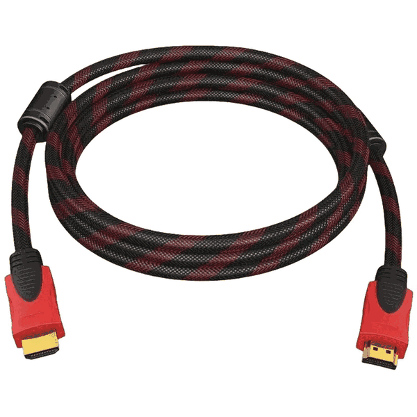 HDMI to HDMI High-Speed Cable 1.4 1080P Red Black 5M/10M