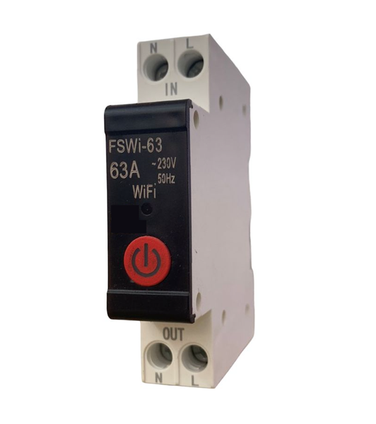 63A Din Rail Smart WiFi Geyser timer-with energy metering -Smart Life