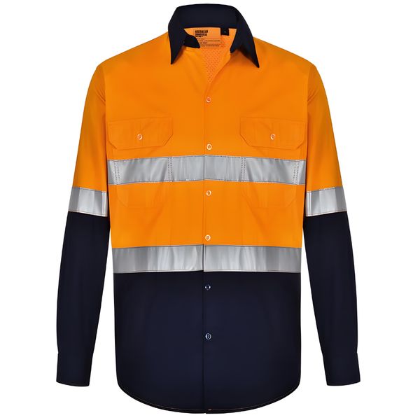 Reflective Mining Safety Shirts Hi Viz Work Shirts for Men for Construction