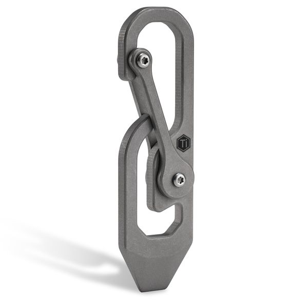 Titanium Alloy EDC Keychain Carabiner/Prybar