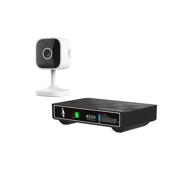 Trust x Elecstor IPCAM-2900 Smart Home Security Camera and Mini UPS Bundle