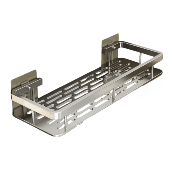 Wall-mounted Bathroom Storage Rack Non-drilled Corner Storage Organizer