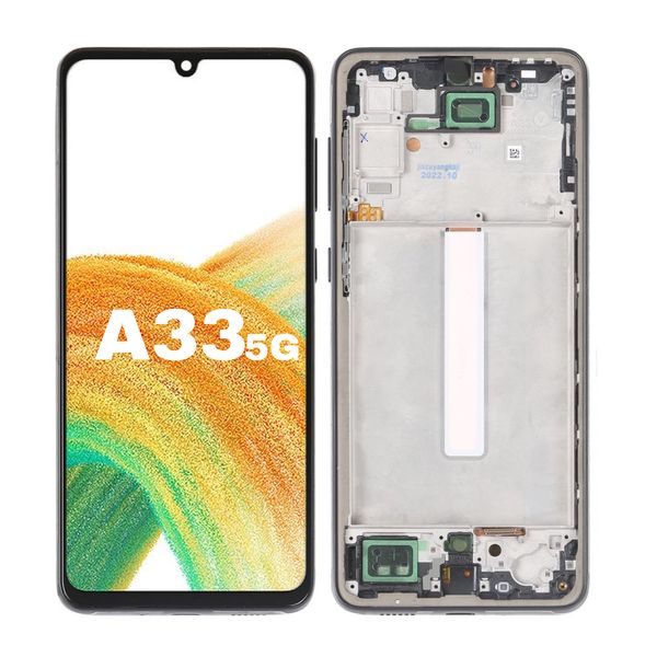 Lcd Screen Replacement for Samsung galaxy A33 5G with Tempered Glass