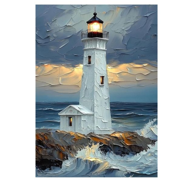 Lighthouse Painting - A1 Poster
