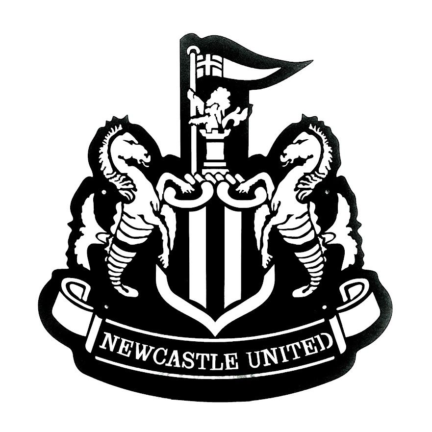 Newcastle United FC Small Mounted Wall Art Black Shop Today. Get it