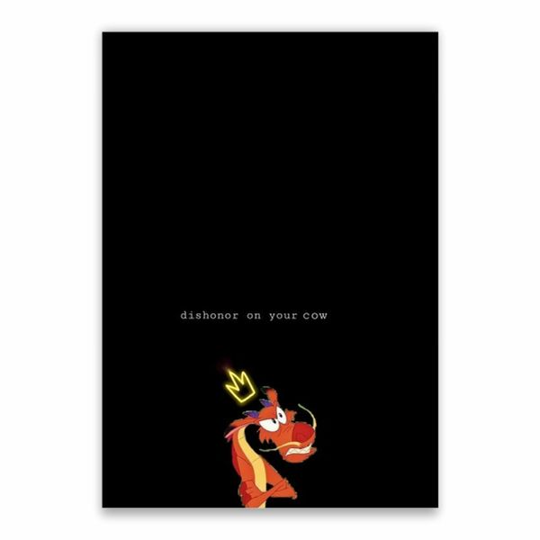 Dishonor On Your Cow Poster - A1