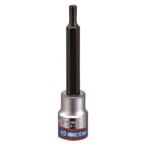 King Tony - Socket 3/8" Ribe 7 X 90mm - 6 Pack