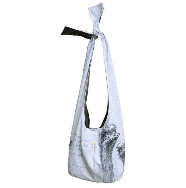 Ostrich Head Animal Crossbody Shoulder Boho Bag