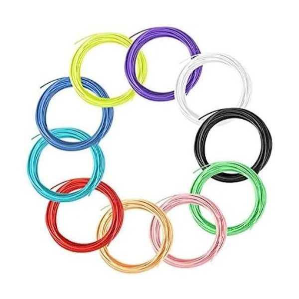 3D Pen PLA Filament Refills –10 colors