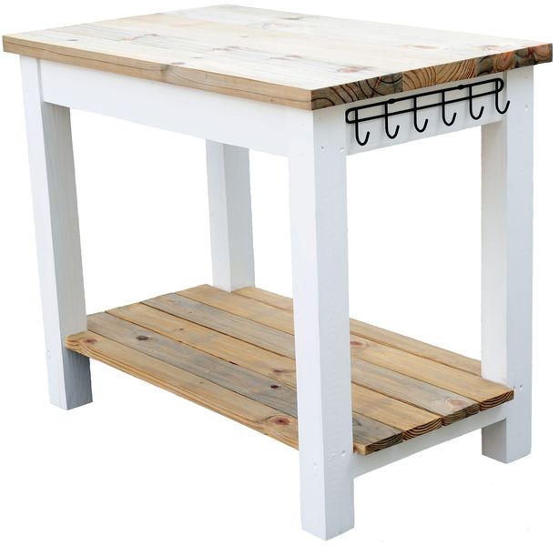 ChrisJan Rustic Kitchen Island/Butcher, providing more Space and Storage