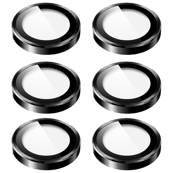 6Pcs Camera Lens Protector Rear Camera Cover Compatible with iPhone 15 Pro/15 Pro Max