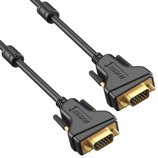 BENFEI VGA 15-Pin Male-to-Male 1080P@60Hz 1.8m Cable - Black