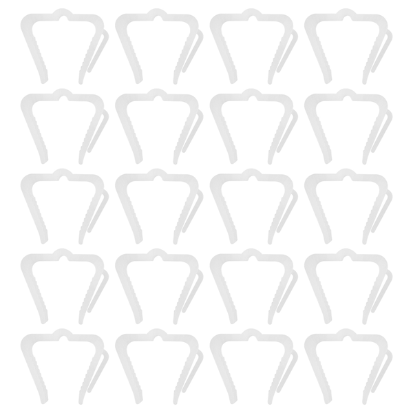 50 Pcs Christmas Light Hanger Hooks 1 5/8 Inch Fascia Boards Clips