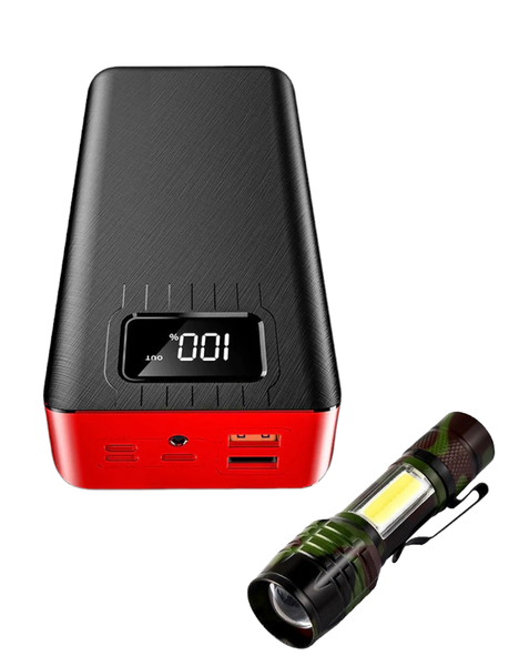 40000mAh Power Bank: Multi-Port and Mini Flashlight Your Ultimate Solution