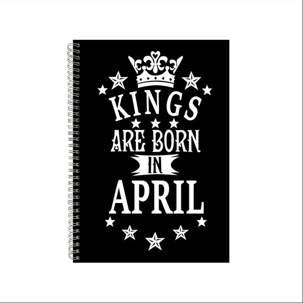 April Kings Notebook Birthday Gift Idea A4 Notepad Pad 56