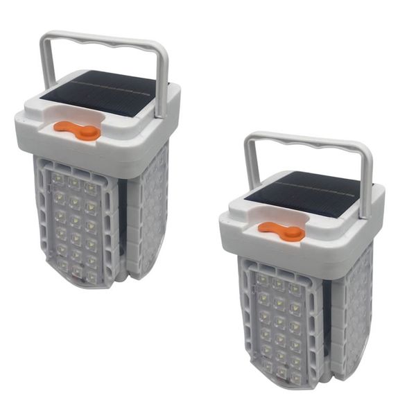 Set of 2 Emergency Portable Solar Charging Lamp FA-221015