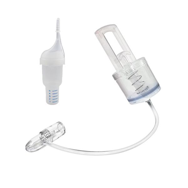 Manual Baby Nasal Aspirator With Anti-Backflow Combo with Medicine Feeder