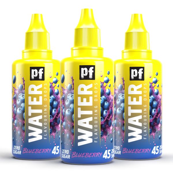 PharmaFreak Water Enhancer Blueberry - 50ml (3 Pack)