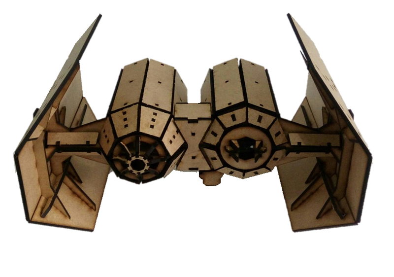 Tie Bomber 3D Puzzle Wooden 3D Model