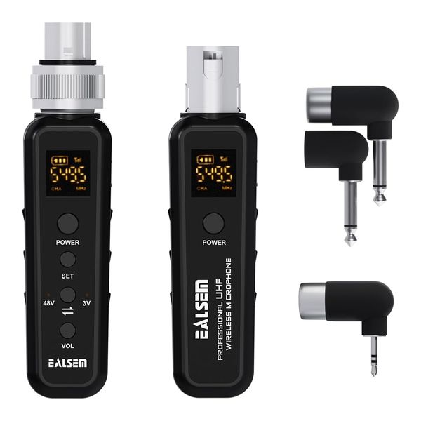 EALSEM UHF Wireless XLR Transmitter Receiver System