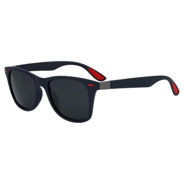 Square Frame Design Sunglasses With Polarized UV400 Lens &amp; Anti-Glare-Black